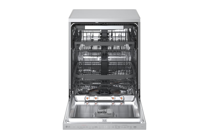 Foto frontale lavastoviglie DF375HVS aperta